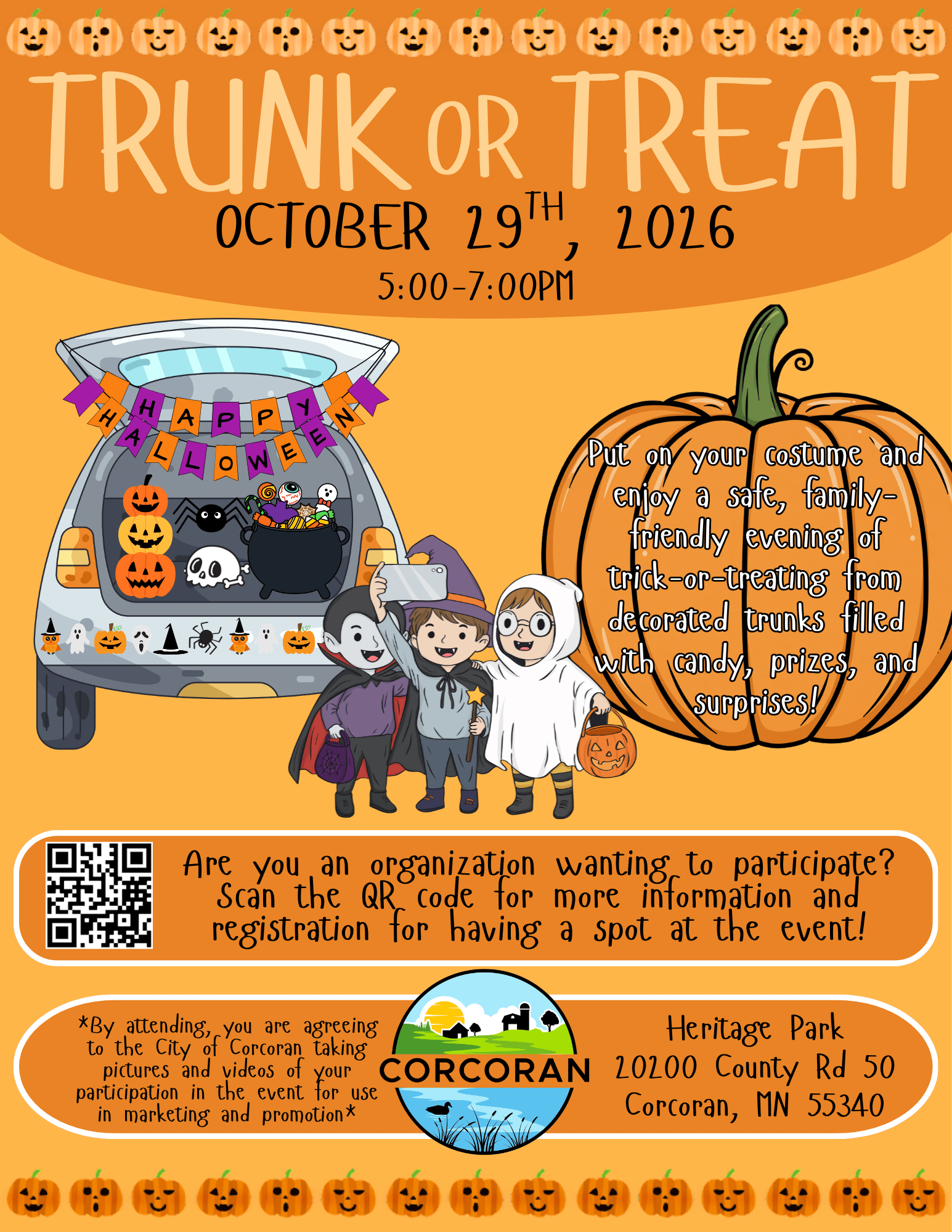 Trunk or Treat 2026 Flyer Image